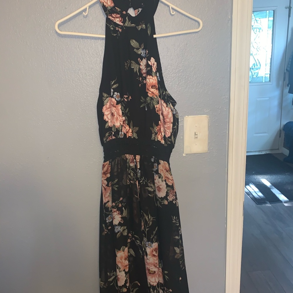 Dress open front with shorts size medium